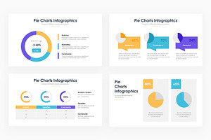 Pie Charts Infographics - PowerPoint