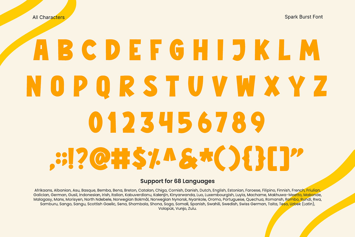 Spark Brust, a Symbol Font by yumnatype (Photo 10 of 10)