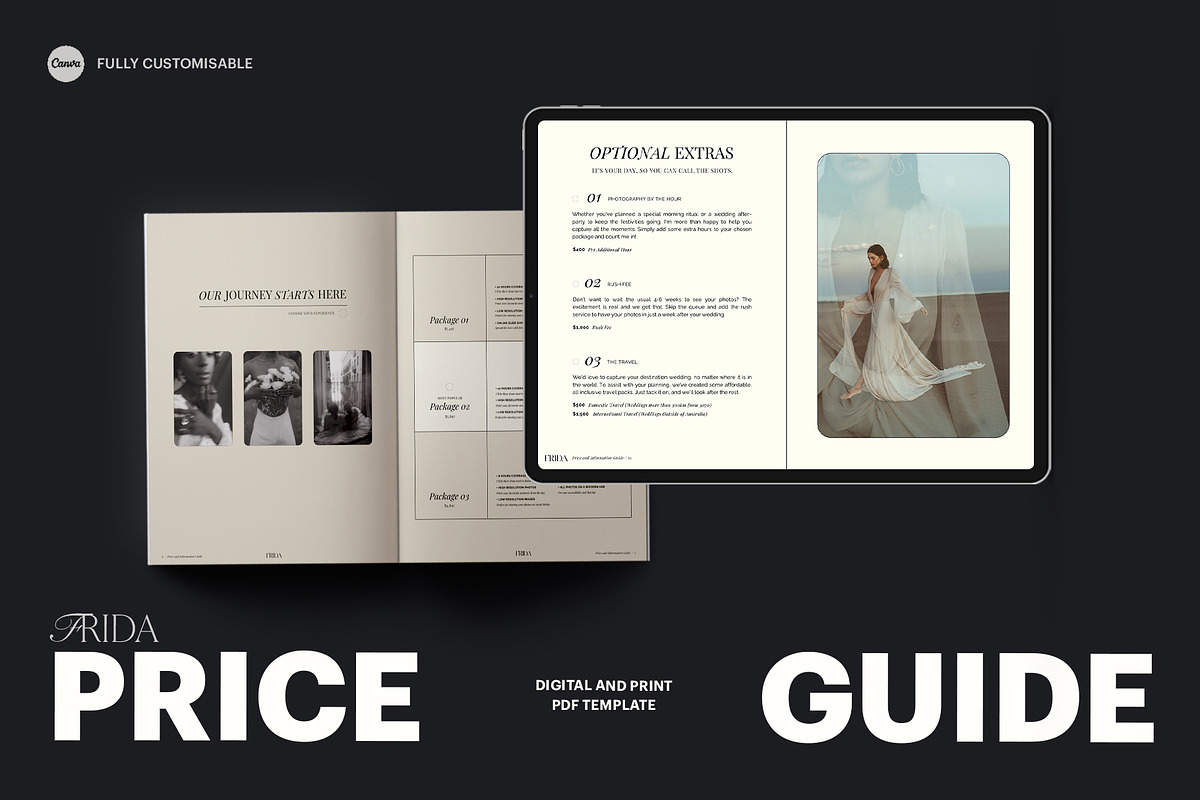 Editorial | Photo Price Guide Canva, a Templates & Theme by Studio Leelou (Photo 1 of 9)