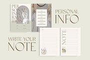 Planner 2024 Self-Growth CANVA PS, a Magazine Template by Eviory (Thumbnail 5 of 27)