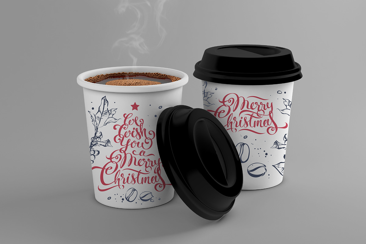 Merry Christmas Calligraphy, a Decorative Illustration by Margo Miller (Photo 6 of 24)