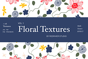 Floral Textures Vol 1, a Texture Graphic by RedRiver Studio (Thumbnail 1 of 6)