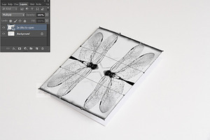 A2 Greeting Card Mockup Psd Photo