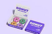 Donut Box Mockup, a Packaging Mockup by Permadi Creative (Thumbnail 2 of 3)