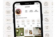 100 Candle Instagram Story Highlight, a Social Media Template by PatternLab. (Thumbnail 6 of 9)