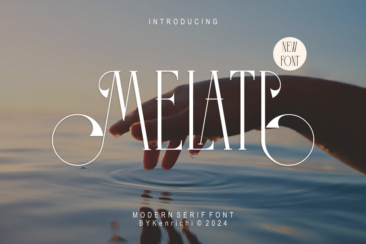 Melati, a Serif Font by Kenrichi (Photo 1 of 10)