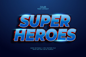 Text Effect Super Heroes, a Layer Style Add-On by Navy Graphic