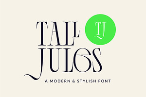 Tall Jules Modern and Stylish Font