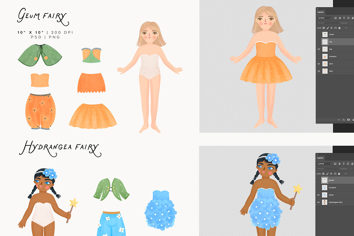 FLOWER FAIRIES. The floral alphabet, a Decorative Illustration by annartdreams (Photo 8 of 18)