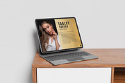 Realistic Tablet Mockup, an iPad Mockup by GraphicWindow (Thumbnail 4 of 5)