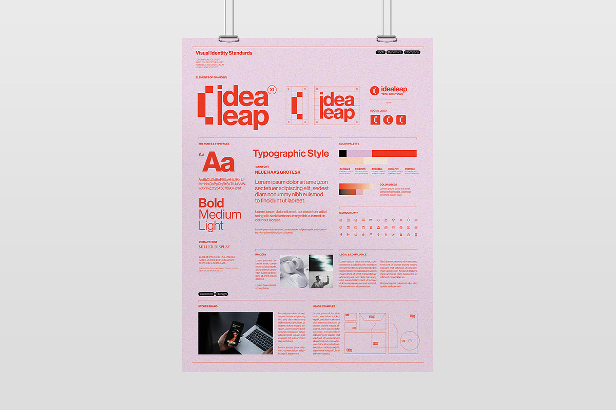Brand Guidelines Poster Template, a Poster Template by BrandPacks (Photo 5 of 5)