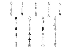 Arrows Set 2 Procreate Brush Stamps