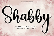 Shabby, a Handwritten Font by InermediaSTUDIO (Thumbnail 1 of 7)