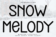 Snow Melody, a Sans Serif Font by InermediaSTUDIO (Thumbnail 1 of 8)