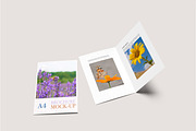 A4 Bifold Brochure Mockup, a Print Template by Beside Std (Thumbnail 4 of 11)