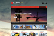 Industrial WordPress Theme, a WordPress Template by Zemez (Thumbnail 1 of 5)