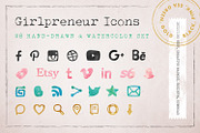 Girlpreneur Hand-drawn Icons, an Icon by eppearance (Thumbnail 1 of 3)