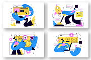 6 Web Development Illustration, a Technology Illustration by denayunebgt (Thumbnail 2 of 3)