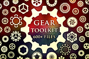 Gear Toolkit(Brushes, JPG, PNG, SVG), a Brush Add-On by xresch (Thumbnail 1 of 19)