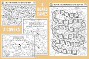Dinosaur coloring games for kids, an Education Illustration by Lexi Claus (Thumbnail 2 of 17)