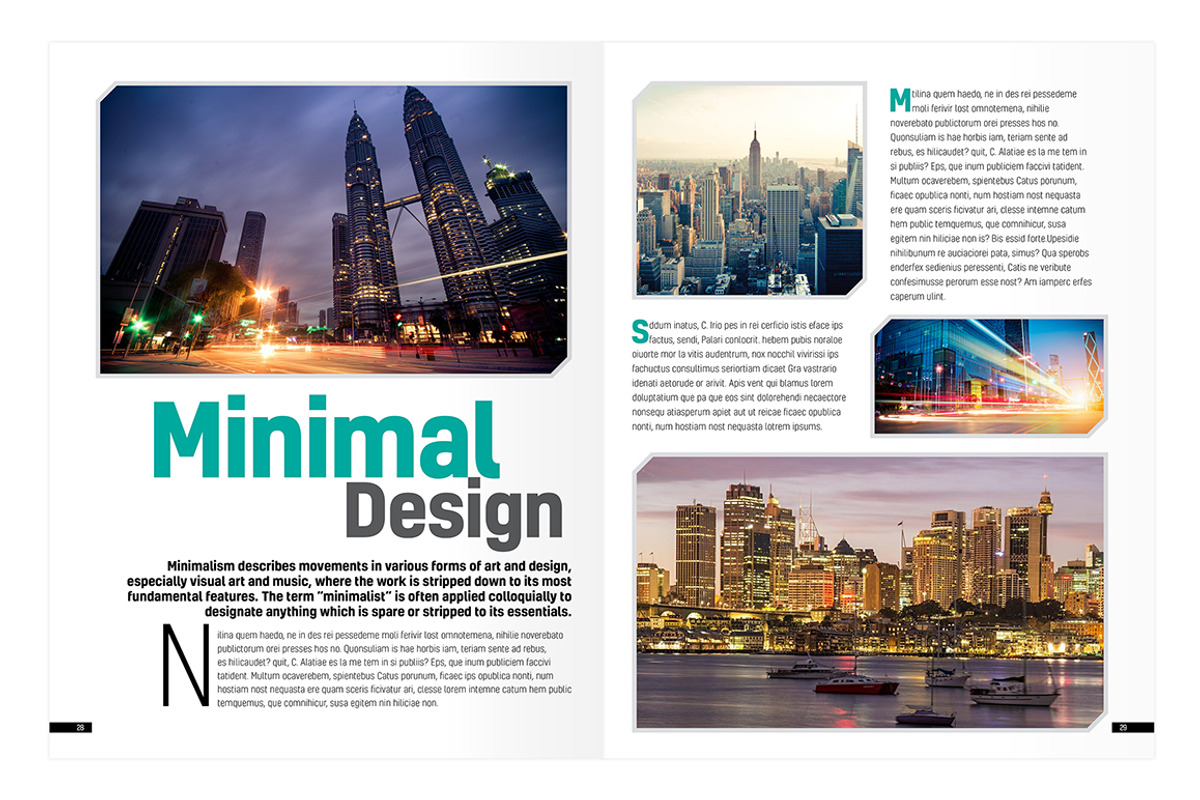 Magazine Template InDesign 01, a Magazine Template by Love Graphic Design (Photo 23 of 28)