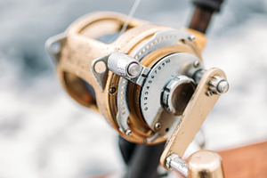 Fishing rod containing angler, beautiful, and big