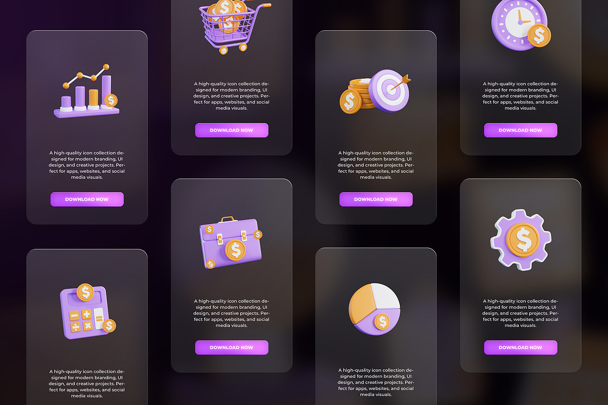 Finance 3D Icon, an Object Graphic by Artnivora.Std (Photo 3 of 4)