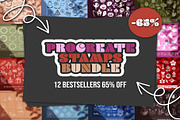 Procreate Stamps Bundle Brushes, a Brush Add-On by MakeMyPlaceDesign (Thumbnail 1 of 4)