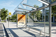 Bus Stop Poster Mockup, an Advertising Mockup by getproject (Thumbnail 1 of 2)