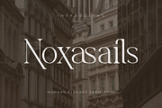 Noxasails, a Serif Font by Rishsketch (Thumbnail 1 of 12)