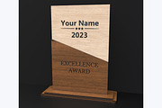 Acrylic & Wooden Award Trophies, an Object Graphic by ThemeXDigital (Thumbnail 4 of 9)