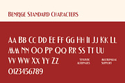 Benrige Display Font, a Sans Serif Font by Letterhend Studio (Thumbnail 5 of 9)