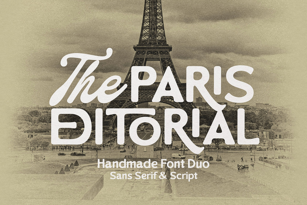 The Paris Editorial Duo, a Script Font by Letter Fresh (Photo 13 of 13)