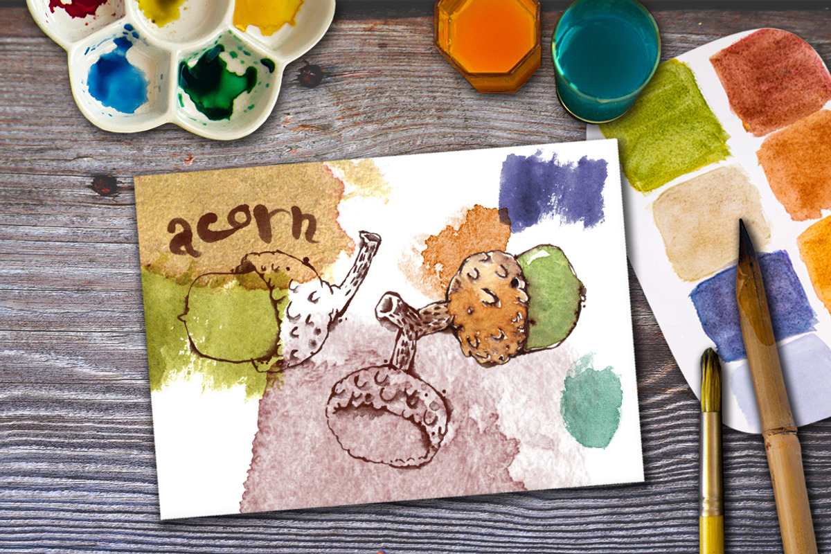 Seeds & Nuts Patterns, a Pattern Graphic by Mazheika Store (Photo 2 of 8)