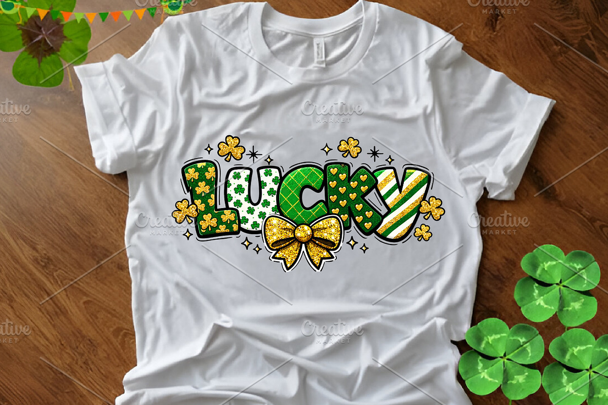 St. Patrick’s Day Lucky Shamrock PNG, an Illustration by Canvas Craft (Photo 3 of 4)