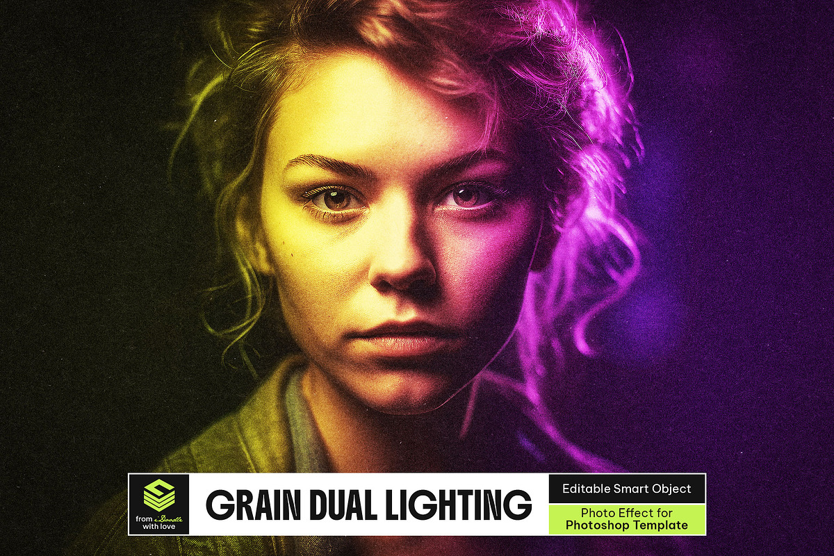 Grain Dual Lighting Photo Effect, a Layer Style Add-On by dokudokunomi (Photo 1 of 5)