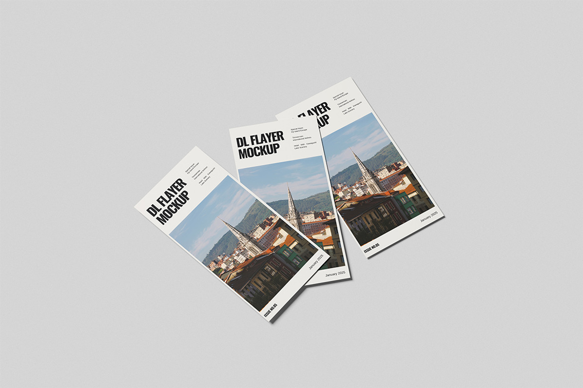 DL Flyer Mockup, an Advertising Mockup by Pikachudesign (Photo 5 of 5)