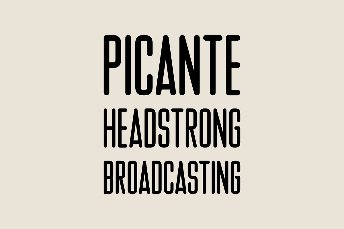 Sonico - Font Family preview 3