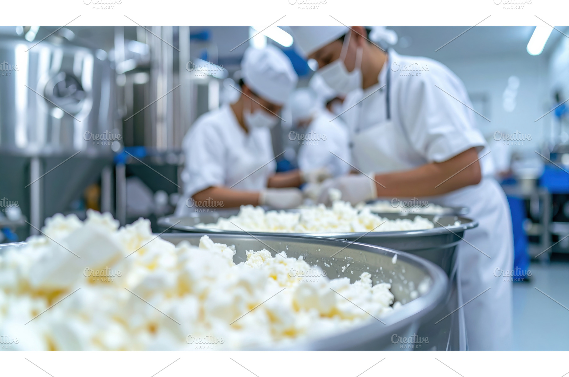 Cheese production in a modern dairy, an Industrial Photo by Igor Tichonow