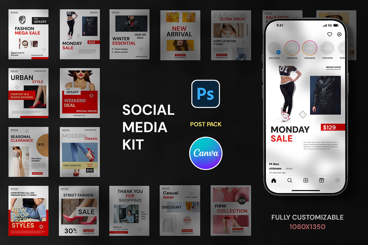 Social Media Post|Canva & Photoshop, a Social Media Template by Artisan Vibes (Photo 1 of 9)
