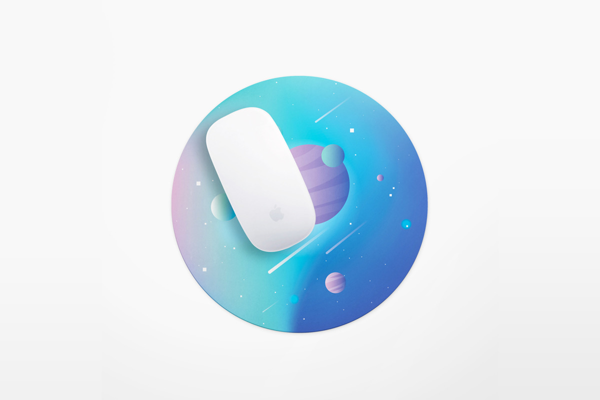 Colorful Space-vector typography, a Symbol Font by Polar Vectors (Photo 16 of 18)