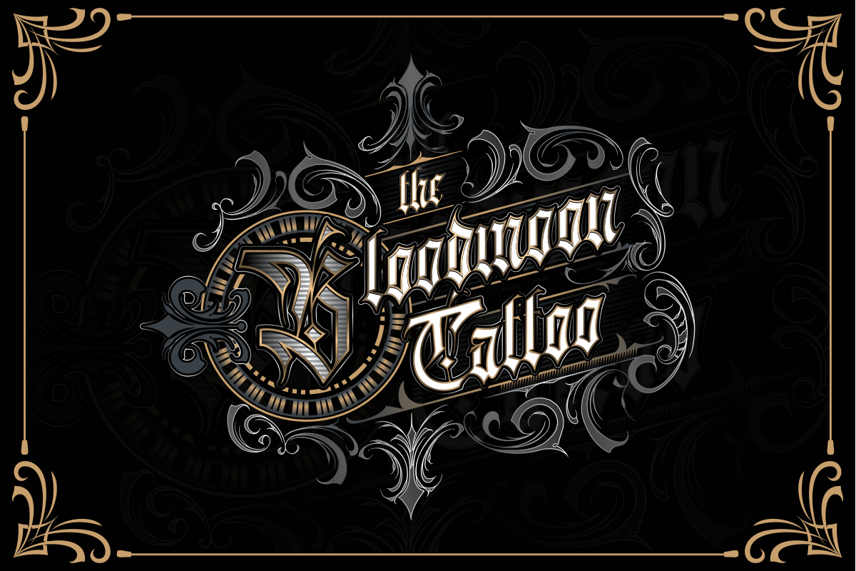 DB Bokutton Blackletter Typeface, a Blackletter Font by Sitintahitam (Photo 2 of 8)