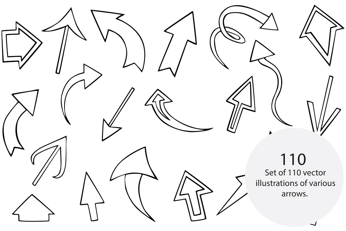 Vector arrows, an Object Graphic by risovanya