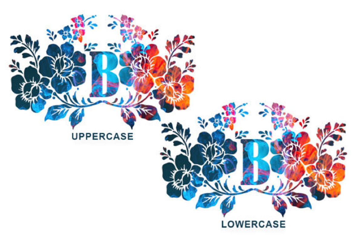Blooming Flower Monogram Font, a Script Font by QualityGraphics (Photo 1 of 3)