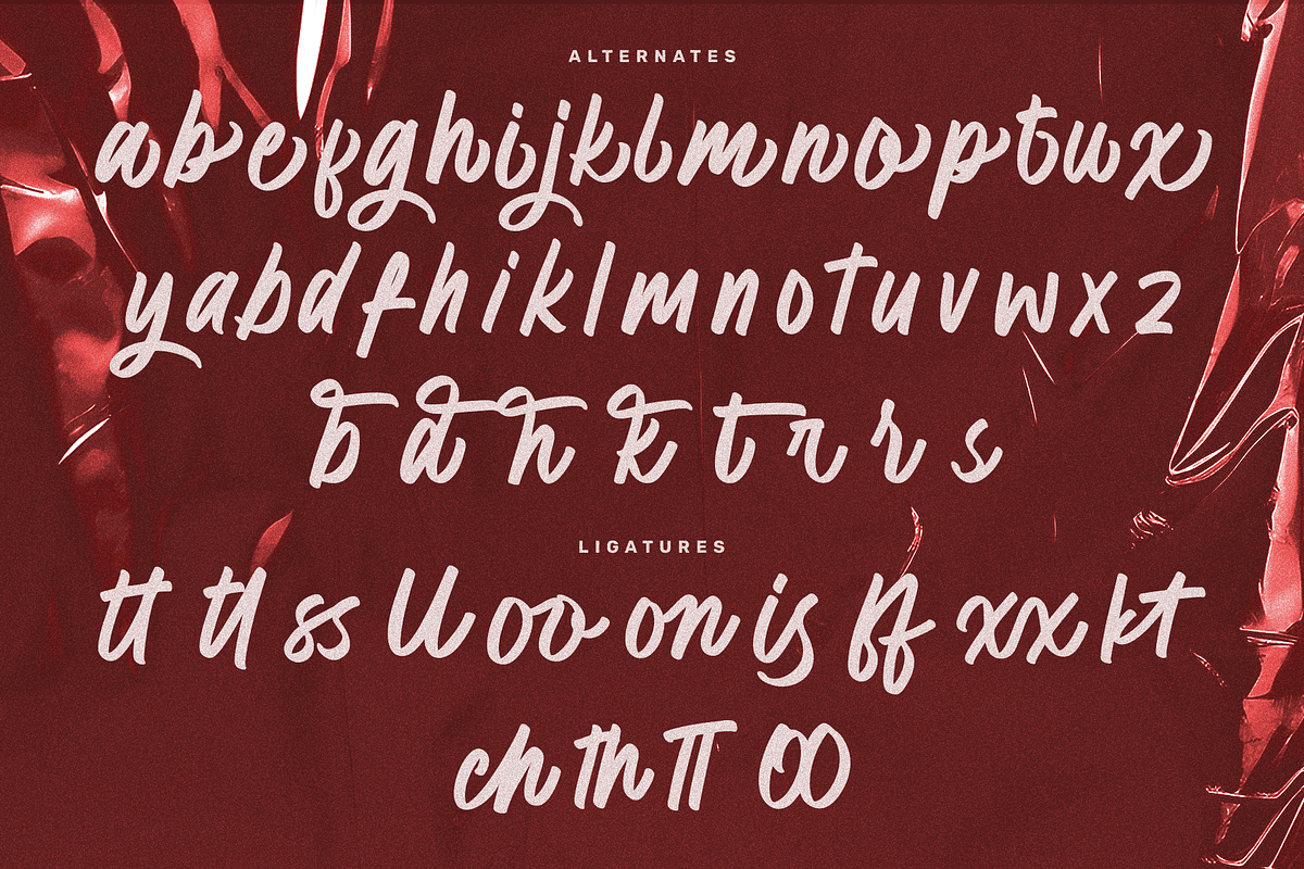 Gentham - Handwritten Script, a Script Font by Lettermine (Photo 8 of 10)