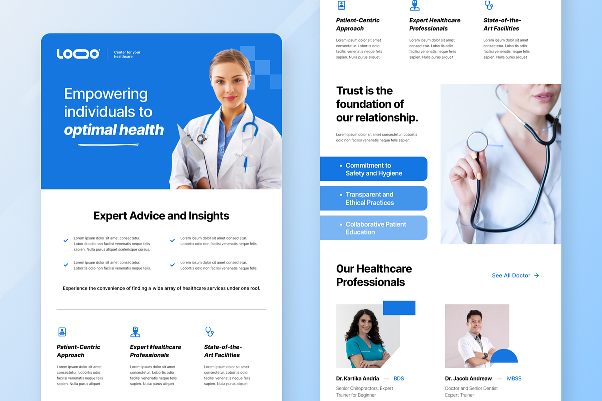 Medical Checkup Email Newsletter, a Templates & Theme by SquidPixey (Photo 3 of 5)
