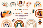 Rainbows and Abstract shapes, an Illustration by MoleskoStudio (Thumbnail 1 of 8)