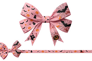 halloween bow transparent background