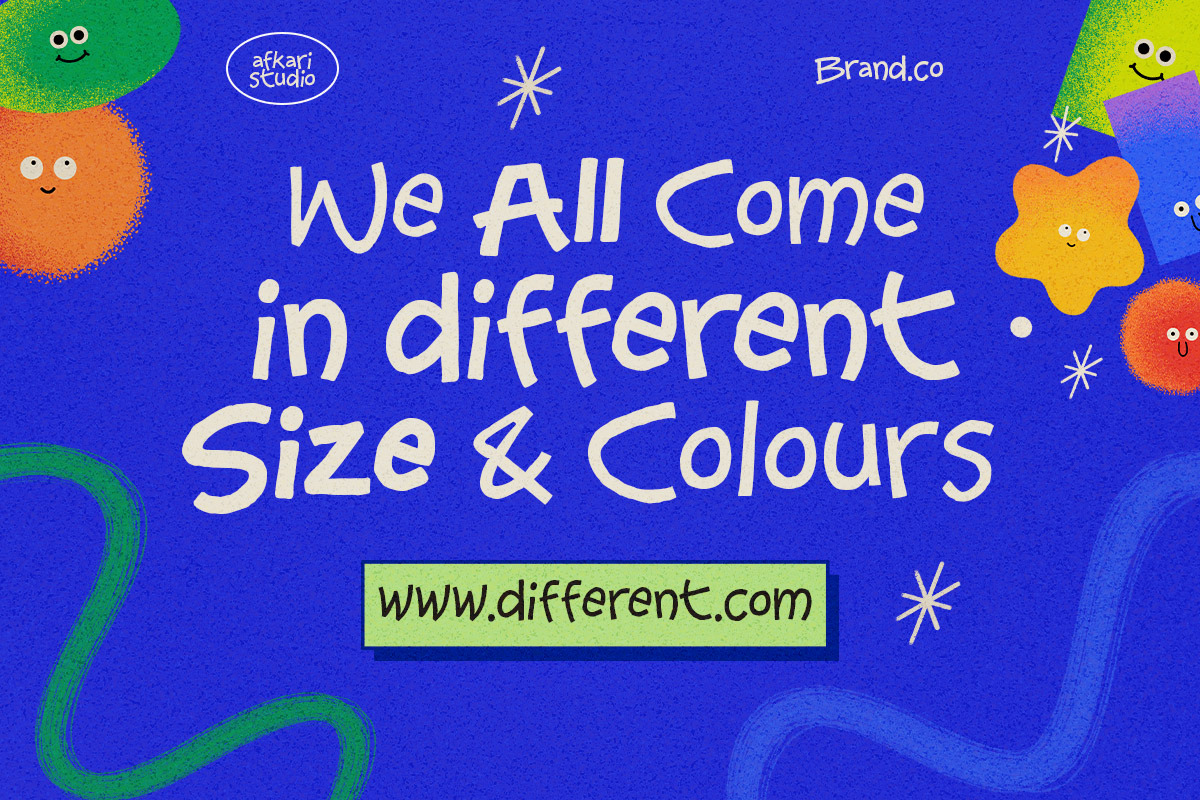 Marua - Playful Fun Display Font, a Sans Serif Font by Afkari Studio (Photo 7 of 10)