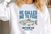 He Called Me to Fish Christian PNG, a Seasonal Illustration by Canvas Craft (Thumbnail 2 of 6)